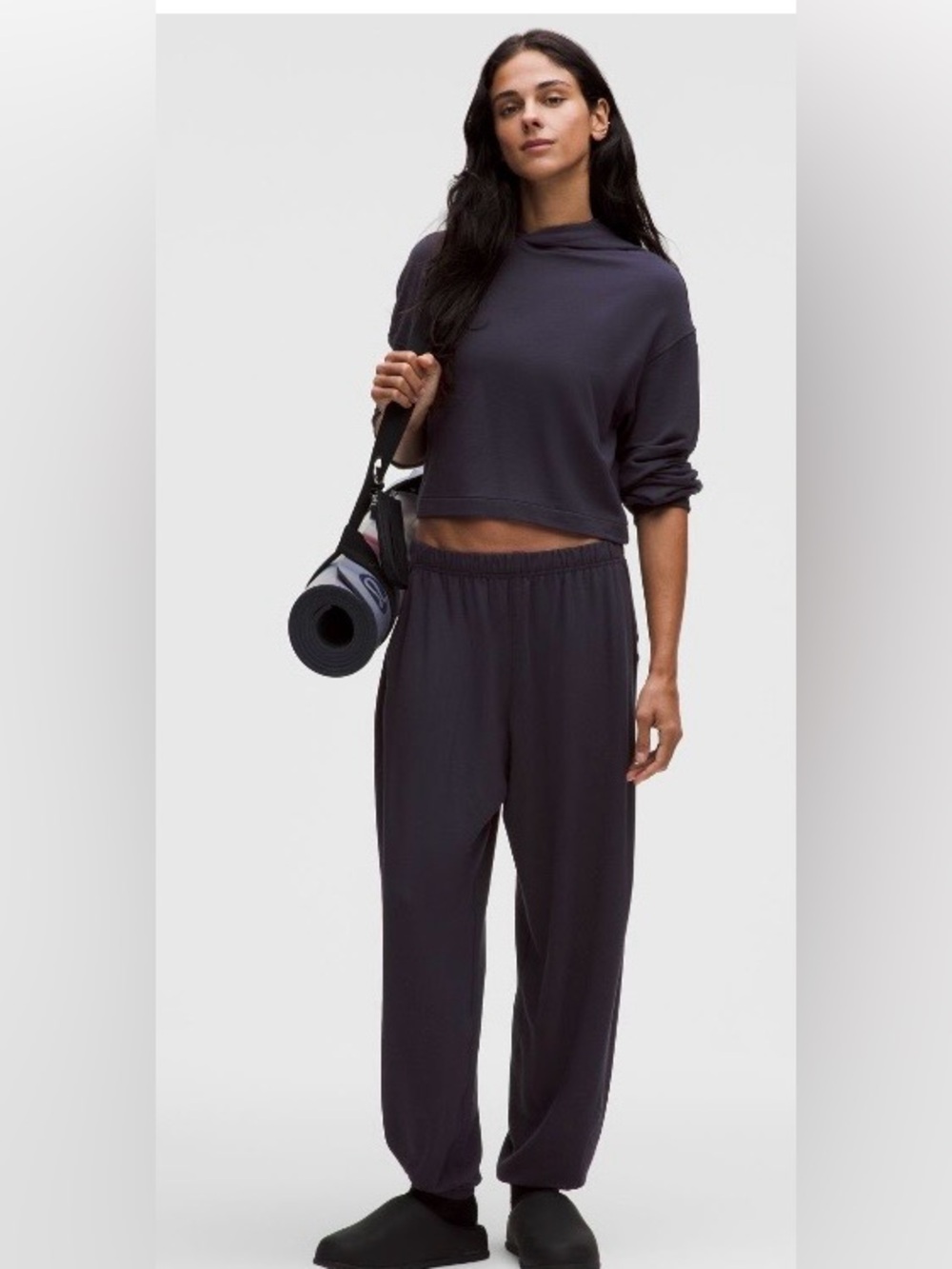 lululemon BeCalm Oversized Mid-Rise Joggers in NIGHTMOTH